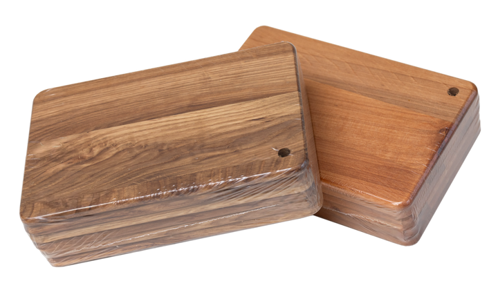 EcoFurn® Servier-/Mini-Schneidebrett aus Eiche, 6-teilig.