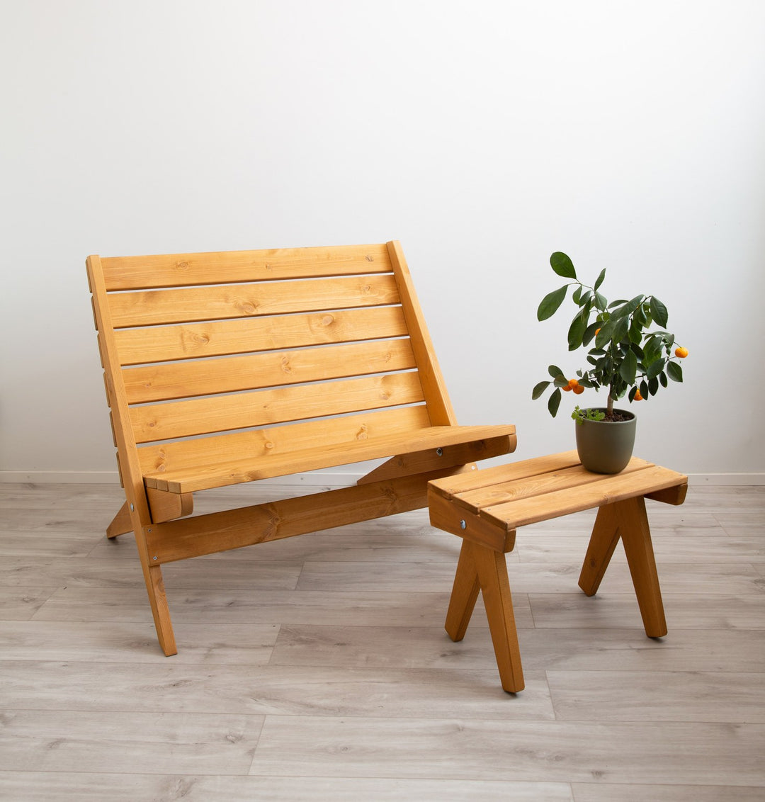 EcoFurn® Doppelte Granny-Kiefer-Okra