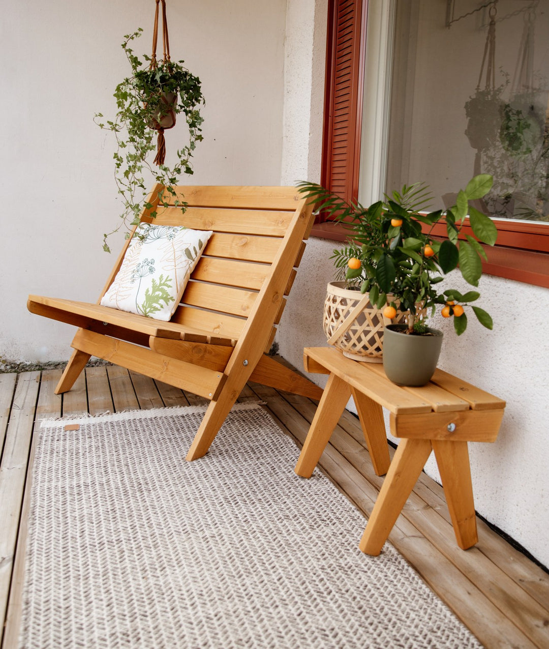 EcoFurn® Doppelte Granny-Kiefer-Okra