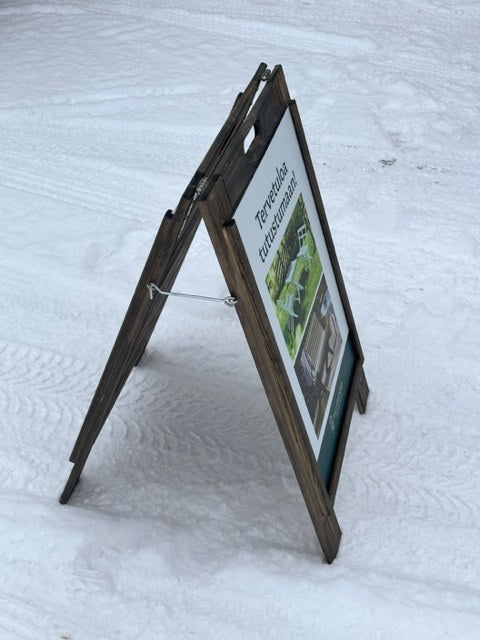 EcoFurn® A-Pukki mänty musta