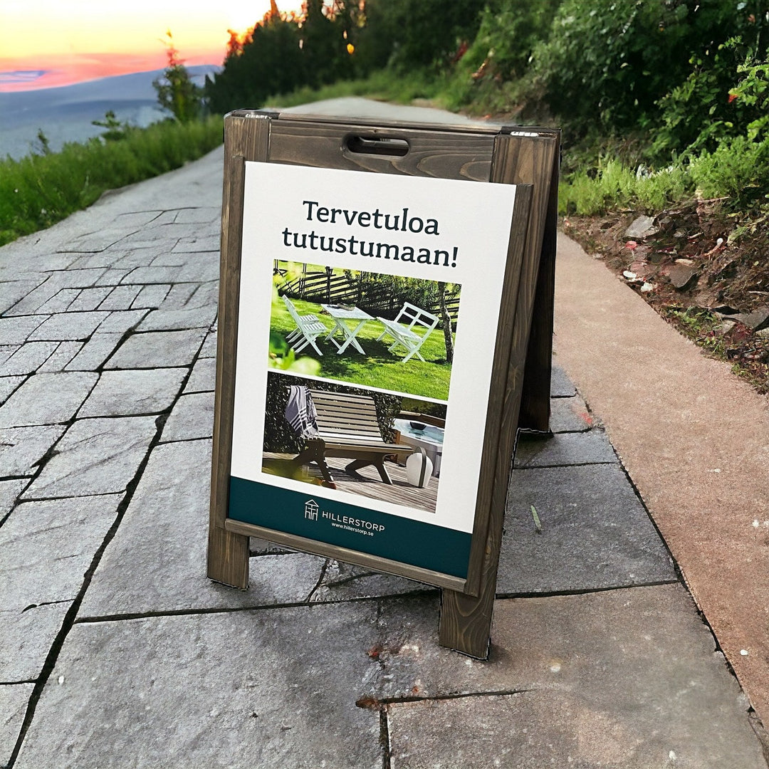 EcoFurn® A-Pukki mänty musta