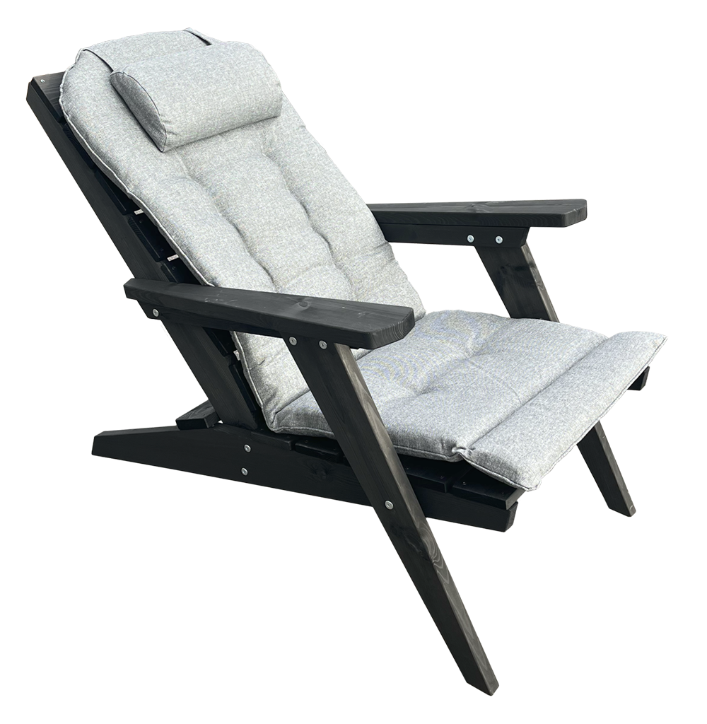 EcoFurn® Granny Relax mänty musta