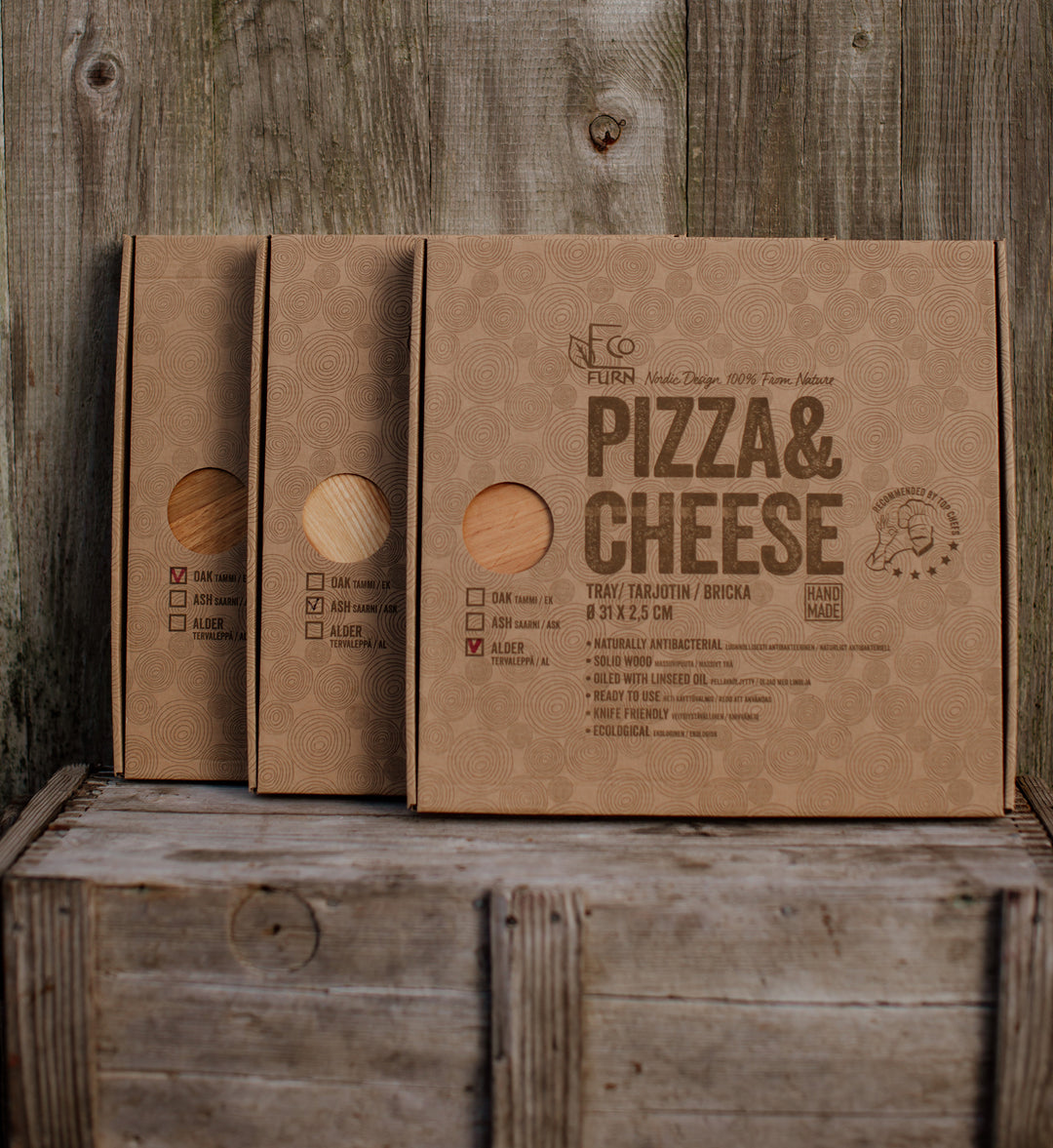 EcoFurn® Pizza- ja juustotarjotin