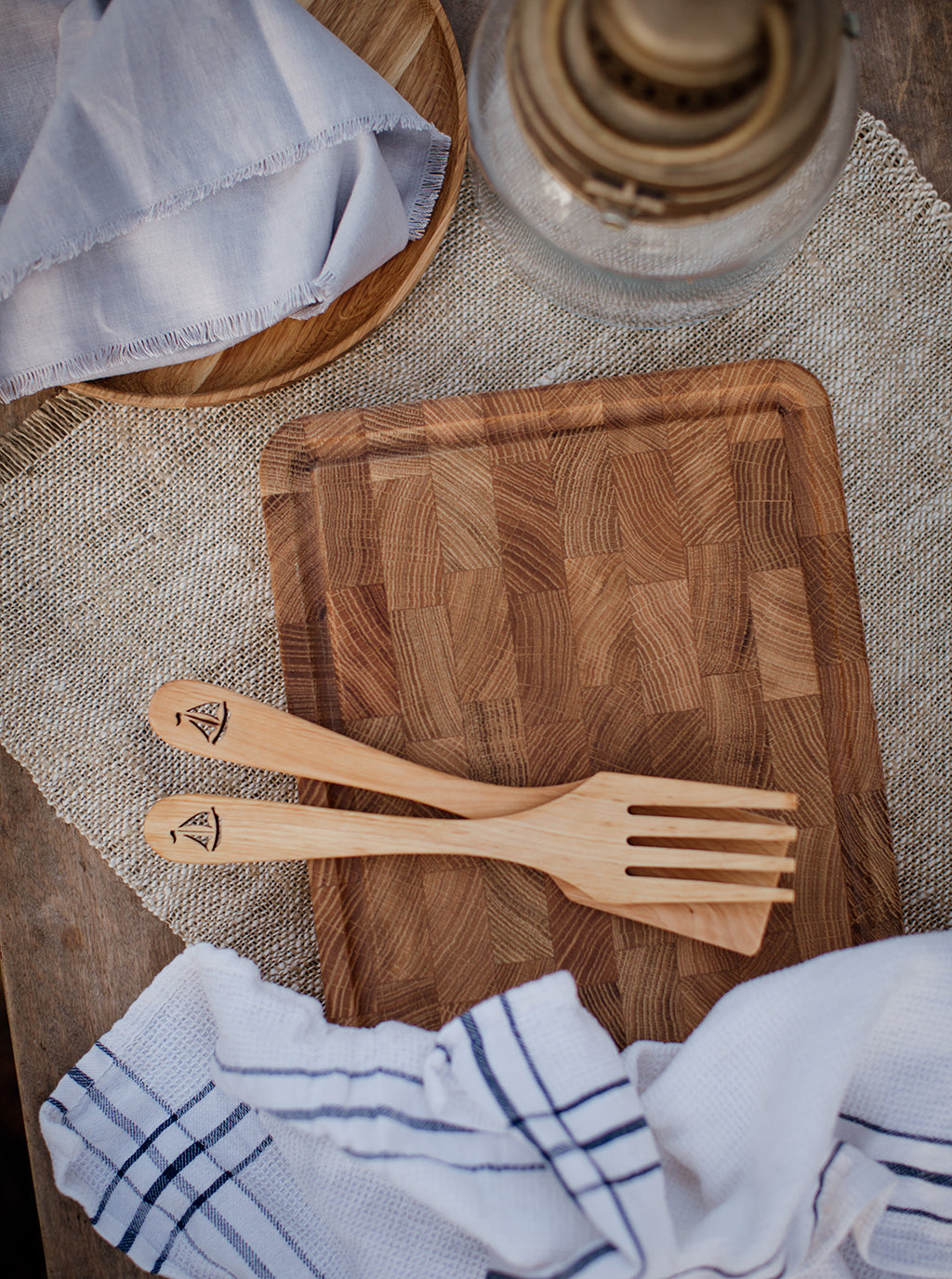 EcoFurn® Tammi leikkuulauta 30x20x3 cm