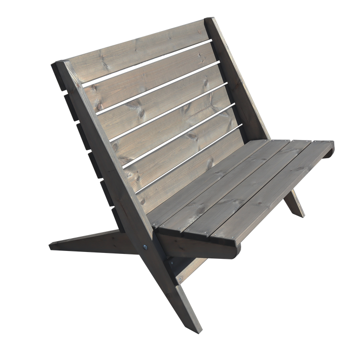 EcoFurn® Tupla-Granny Mänty Harmaa