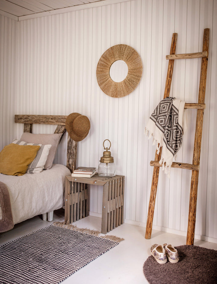 EcoFurn® D-penkki Mänty Harmaa 45 cm