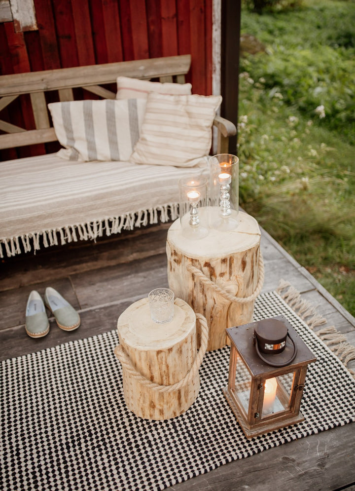 EcoFurn® Pölkky -jakkara 30 cm x 23-30 cm