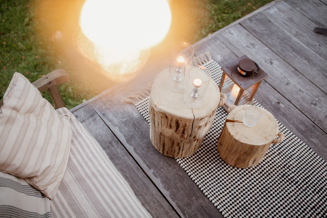 EcoFurn® Pölkky -jakkara 30 cm x 23-30 cm