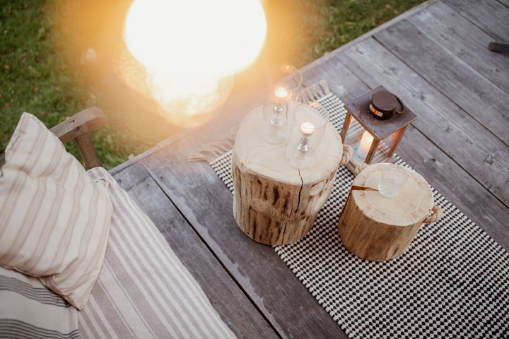 EcoFurn® Pölkky Jakkara 45 cm x 25-35 cm