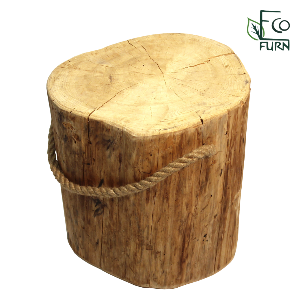 EcoFurn Pölkky Jakkara 45 cm x 35 - 45 cm