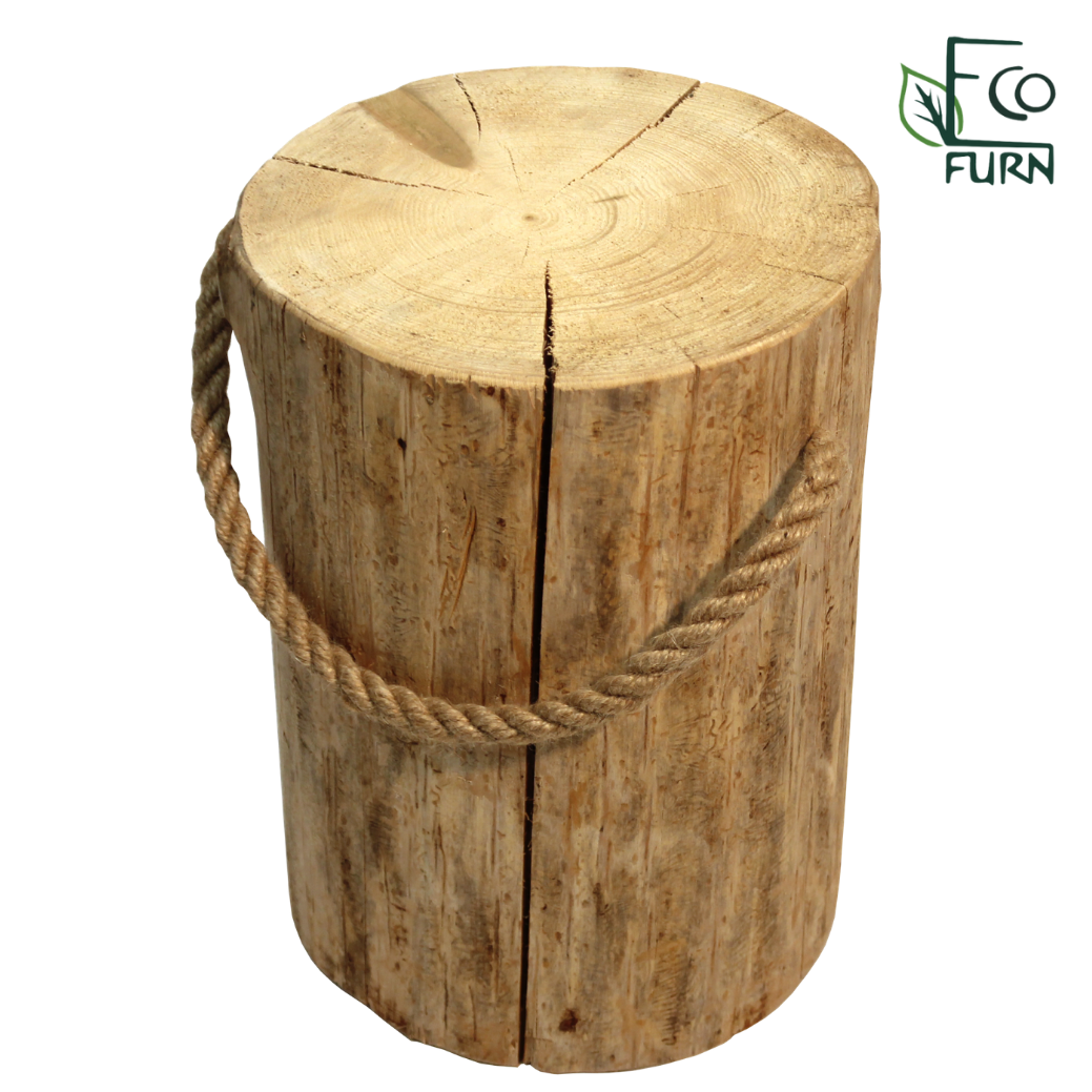EcoFurn Pölkky kukkapöytä 45 cm x 15 - 24 cm