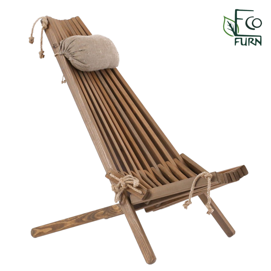 EcoFurn Ekotuoli Mänty Ruskea